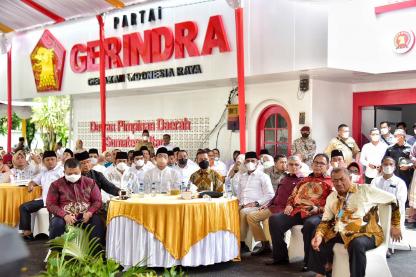 Hadiri Halalbihalal Gerindra, Edy Rahmayadi Sebut Pentingnya Silaturahmi